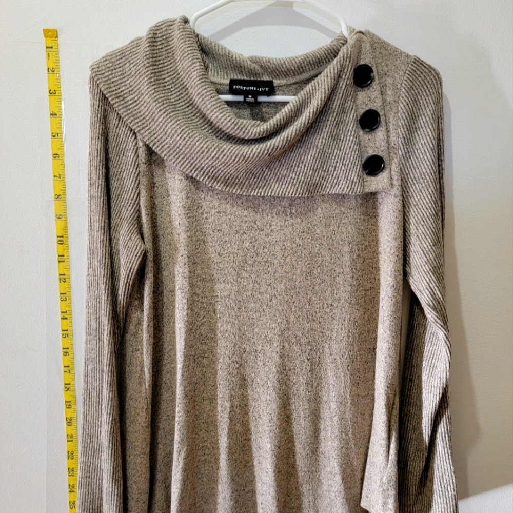 Fortune + and Ivy Cowlneck Sweater